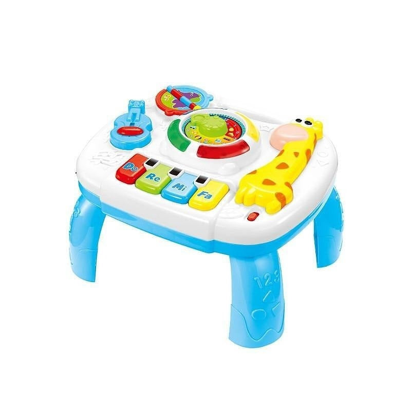 Măsuță interactivă bebe 2-în-1 cu lumini și sunete – Baby Learning Table TOT Kids