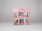Set interactiv Casuta din lemn pentru copii - Wooden House