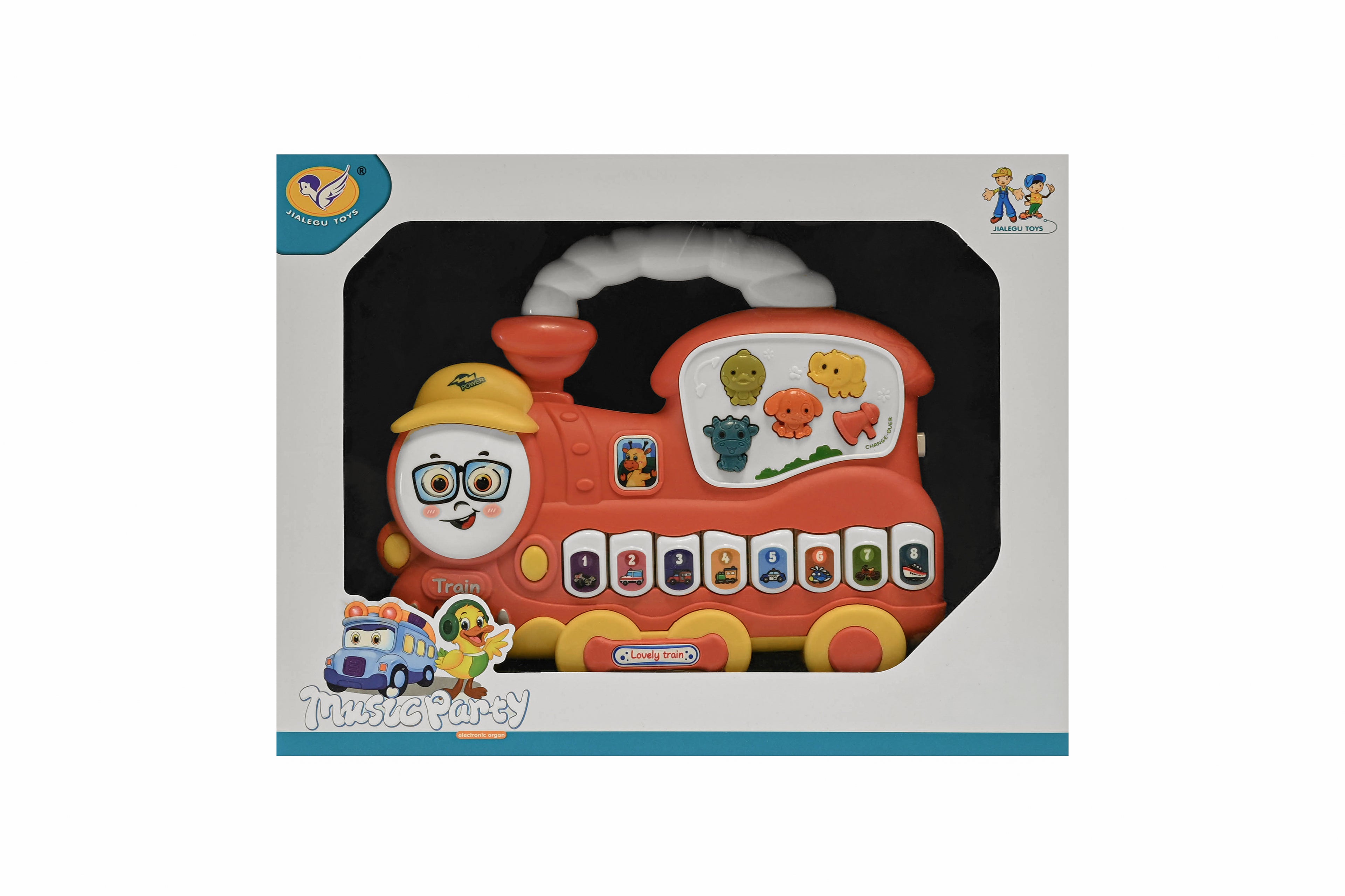 Tren muzical interactiv pentru copii – Music Party Lovely Train