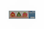 Set fructe din lemn de stivuit Fruits Stacked High – jucărie educativă Montessori 3+ ani