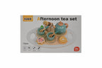 Set ceai din lemn „Afternoon Tea” – tavă, ceainic și cești pentru joaca de rol
