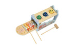 Jucărie muzicală din lemn – Iepuraș cu xilofon și ciocănel