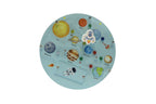 Panou senzorial din lemn Space Planet cu LED – Sistemul Solar pentru copii, Jucărie educativă spațiu