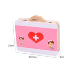 Set Doctor din Lemn Heart Care – Trusă Medicală în Valiză pentru Copii